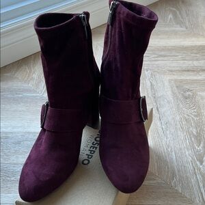 Women's Franco Sarto Burgundy Boots